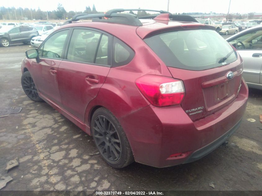 2016 SUBARU IMPREZA WAGON 2.0I SPORT LIMITED JF1GPAU69G8318716
