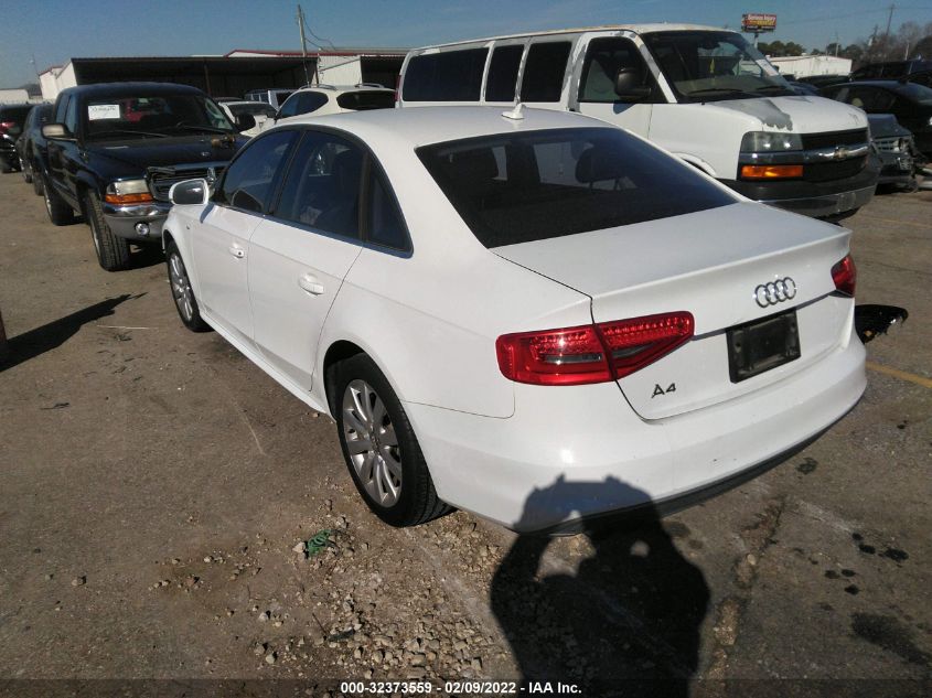 2015 AUDI A4 PREMIUM WAUAFAFL5FN013149