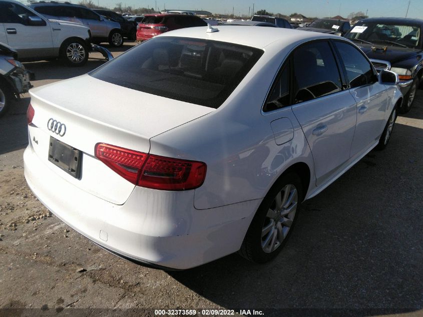 2015 AUDI A4 PREMIUM WAUAFAFL5FN013149