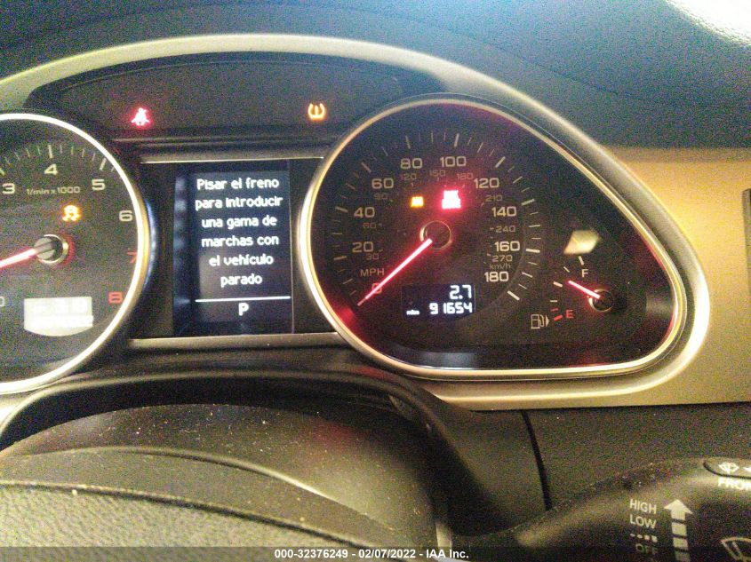 2013 AUDI Q7 3.0T PREMIUM WA1CGAFE9DD012786