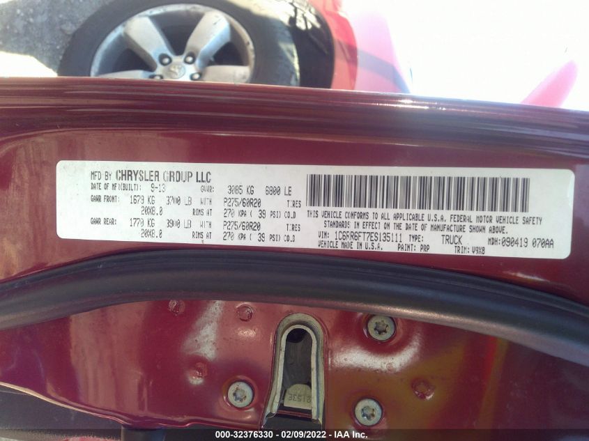 2014 RAM 1500 EXPRESS 1C6RR6FT7ES135111