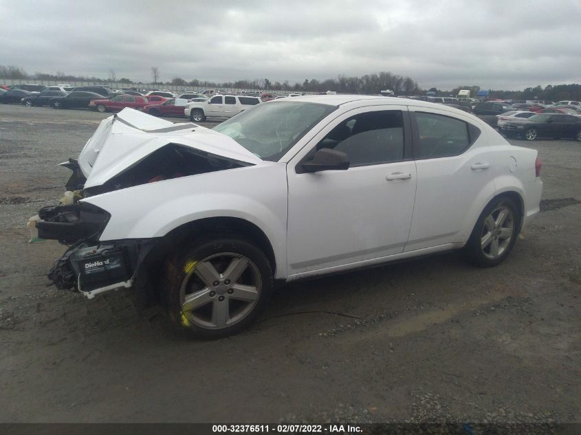 2013 DODGE AVENGER SE 1C3CDZAB4DN740251