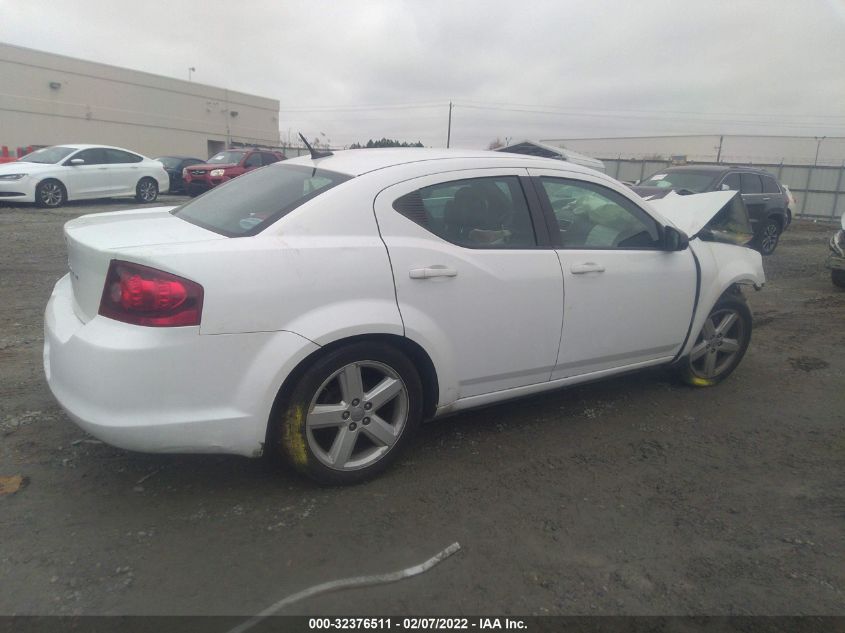2013 DODGE AVENGER SE 1C3CDZAB4DN740251