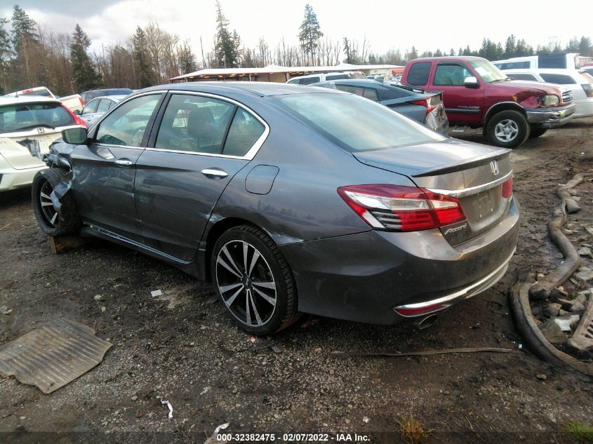 2017 HONDA ACCORD SEDAN SPORT 1HGCR2F58HA116250