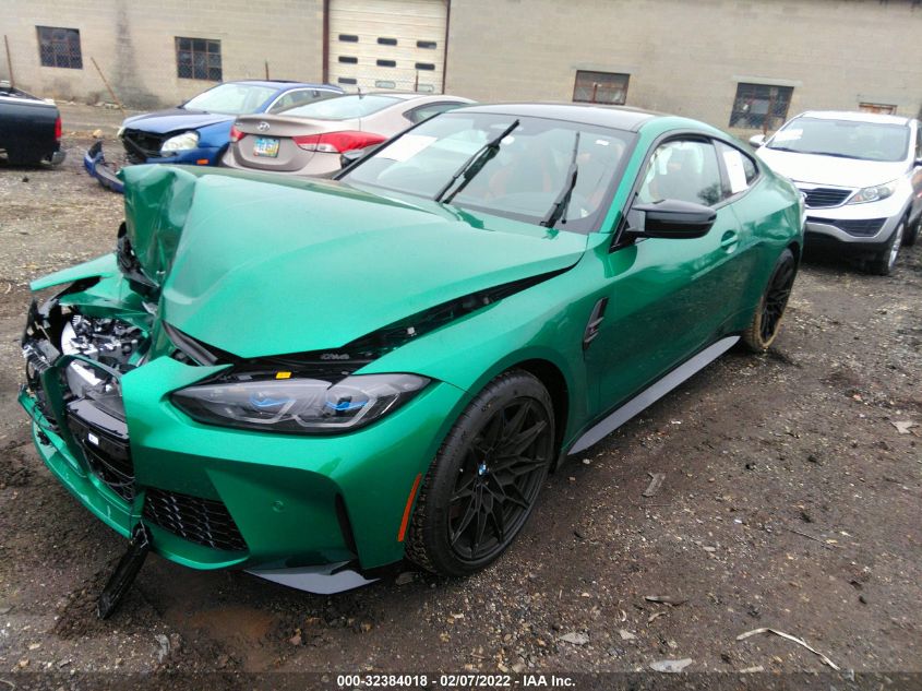 2022 BMW M4 COMPETITION WBS33AZ03NCH91672