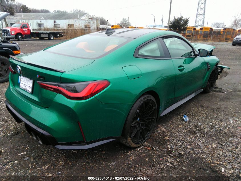 2022 BMW M4 COMPETITION WBS33AZ03NCH91672