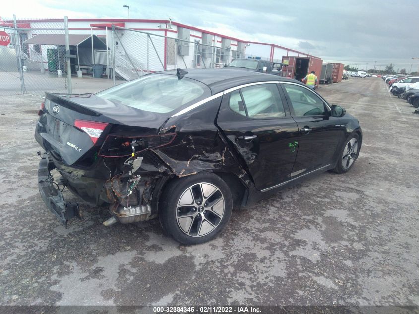 2013 KIA OPTIMA HYBRID EX KNAGM4AD3D5040929
