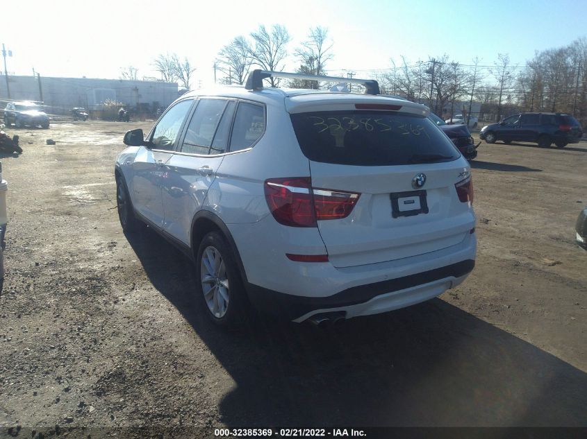 2015 BMW X3 XDRIVE28I 5UXWX9C56F0D57775
