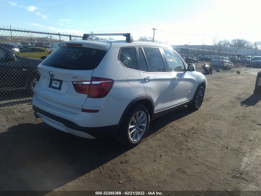 2015 BMW X3 XDRIVE28I 5UXWX9C56F0D57775