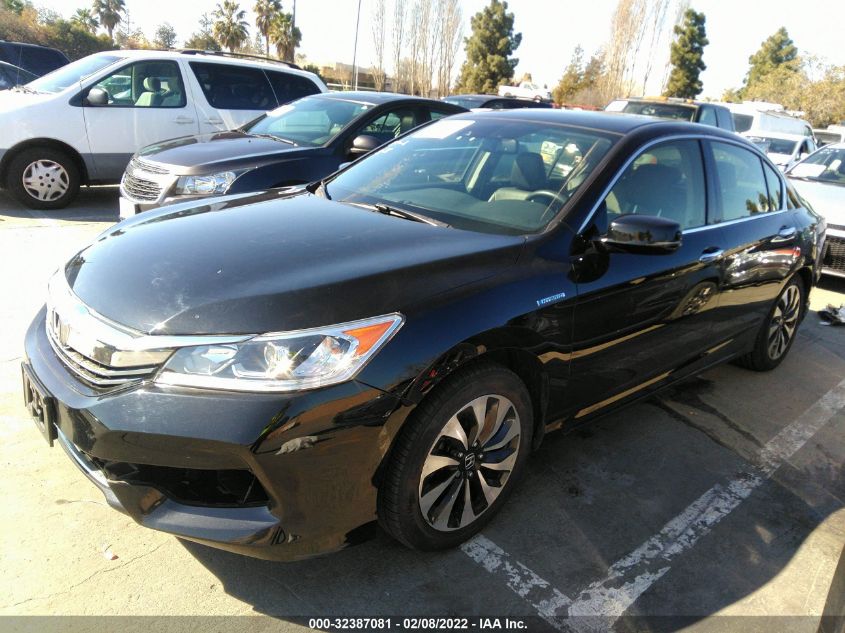 2017 HONDA ACCORD HYBRID EX-L JHMCR6F5XHC031144