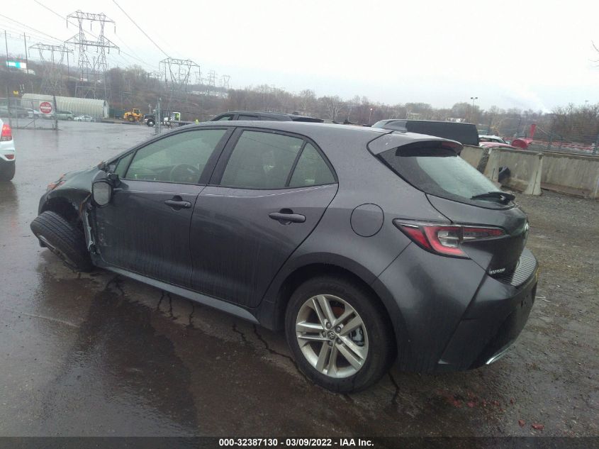 2021 TOYOTA COROLLA HATCHBACK SE/XSE/NIGHTSHADE JTND4MBE6M3145288