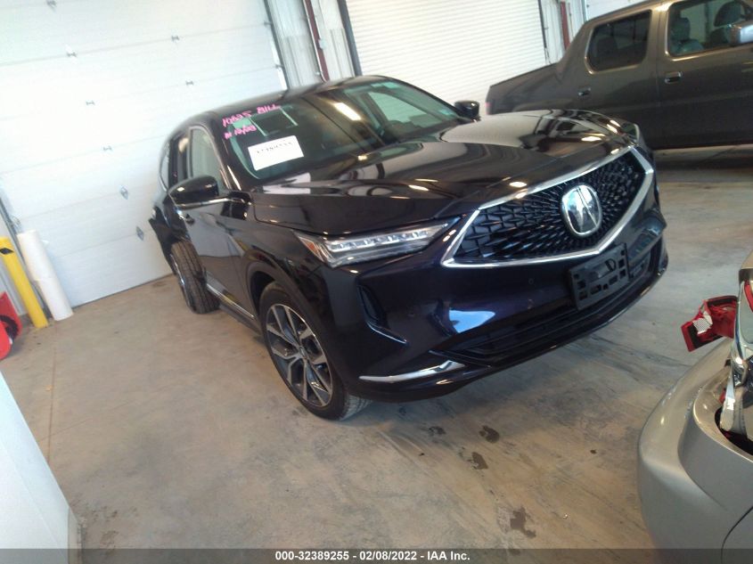 2022 ACURA MDX W/TECHNOLOGY PACKAGE 5J8YE1H4XNL006297