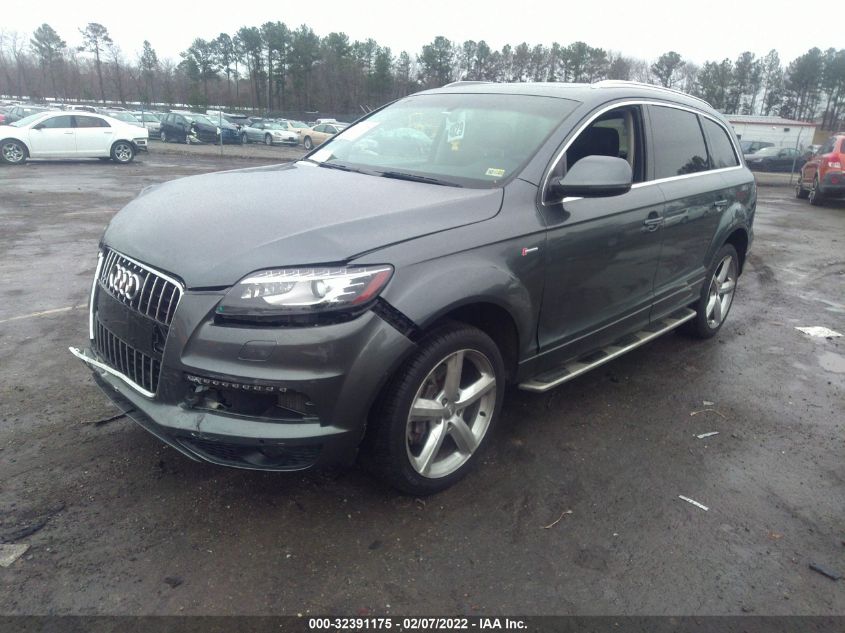 2014 AUDI Q7 3.0T S LINE PRESTIGE WA1DGAFEXED020188