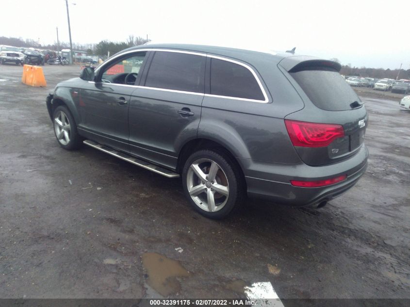 2014 AUDI Q7 3.0T S LINE PRESTIGE WA1DGAFEXED020188