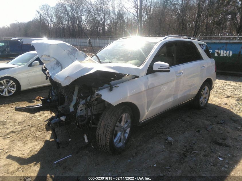 2013 MERCEDES-BENZ M-CLASS ML 350 4JGDA5HB4DA159262