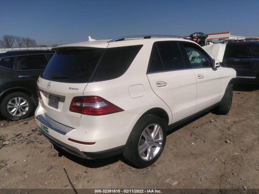 2013 MERCEDES-BENZ M-CLASS ML 350 4JGDA5HB4DA159262