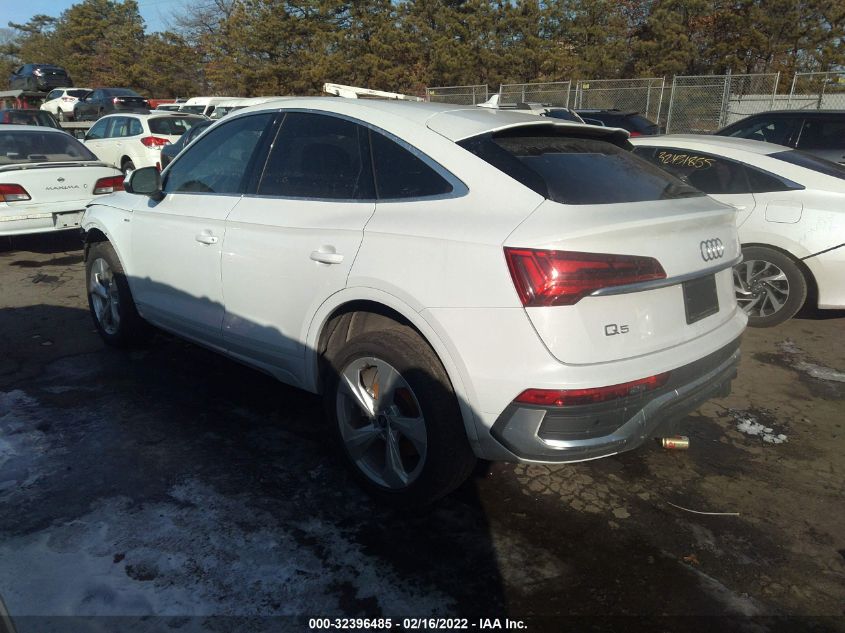 2022 AUDI Q5 SPORTBACK S LINE PREMIUM PLUS WA15AAFY5N2018991