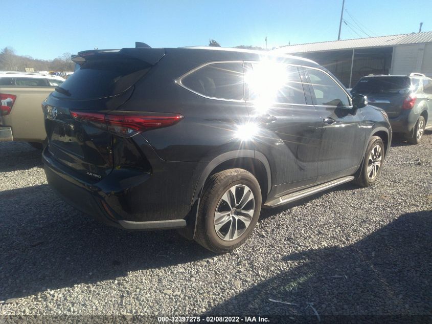 2021 TOYOTA HIGHLANDER XLE 5TDGZRBH4MS160574