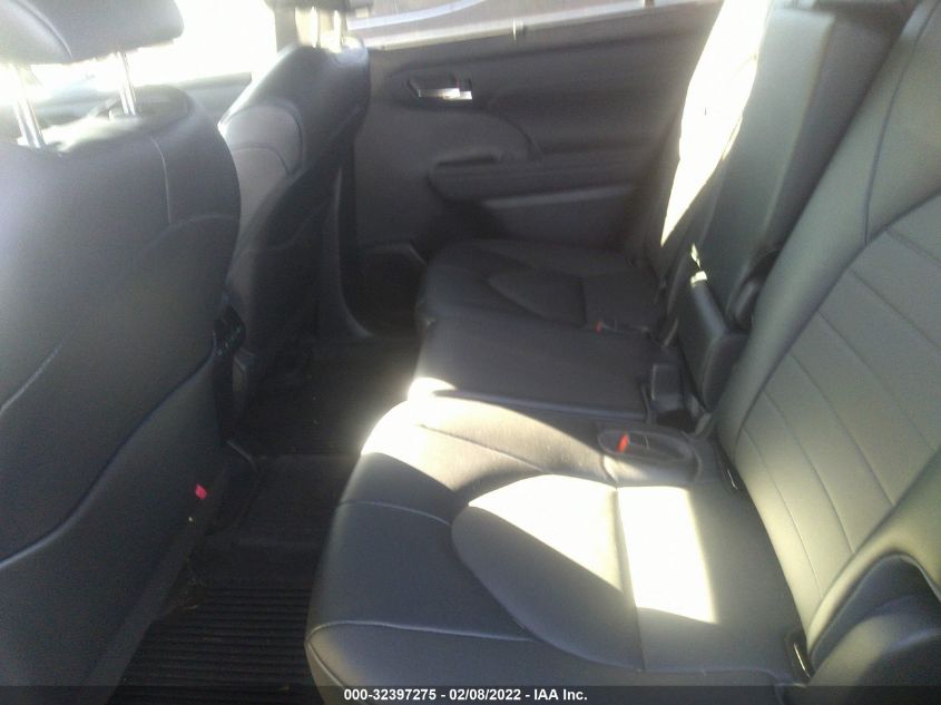 2021 TOYOTA HIGHLANDER XLE 5TDGZRBH4MS160574