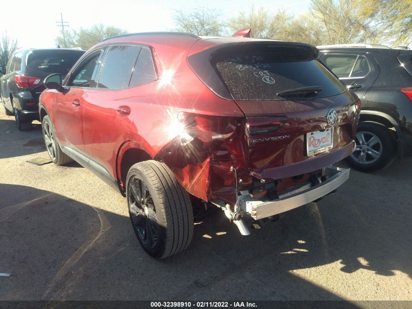 2021 BUICK ENVISION PREFERRED LRBAZLR47MD179698
