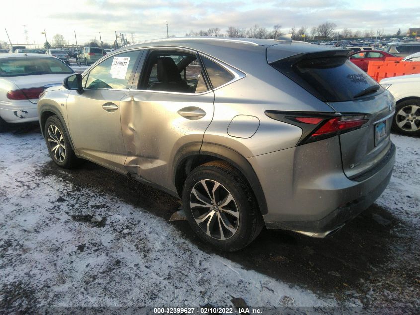 2015 LEXUS NX 200T JTJBARBZ6F2036906