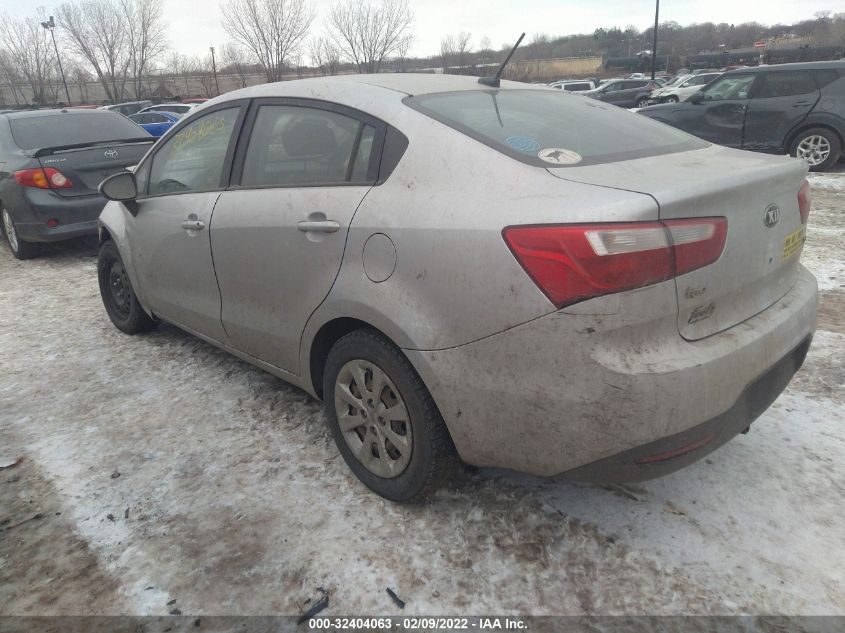 2013 KIA RIO LX KNADM4A3XD6302014