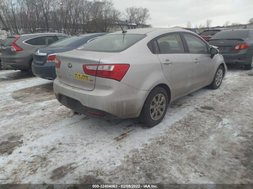 2013 KIA RIO LX KNADM4A3XD6302014