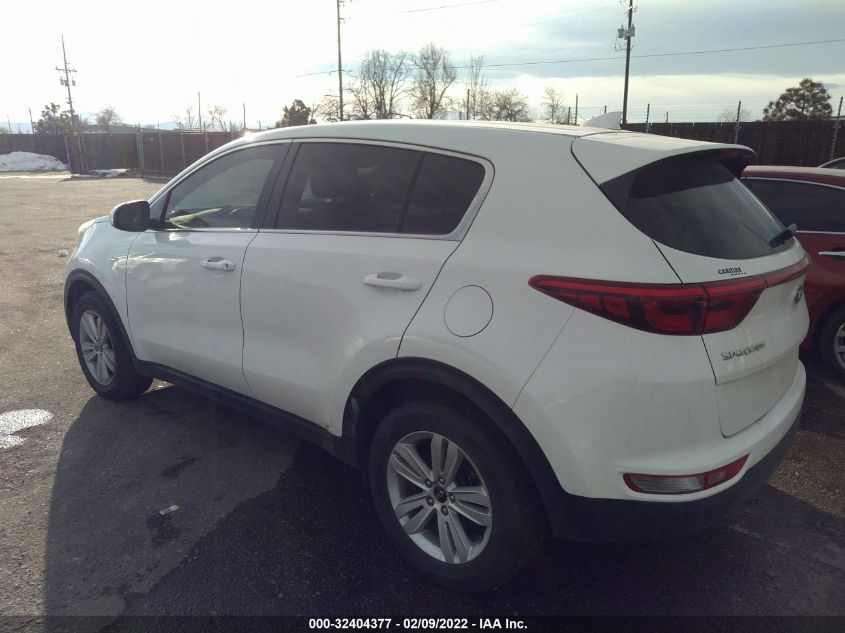 2018 KIA SPORTAGE LX KNDPMCAC3J7334321