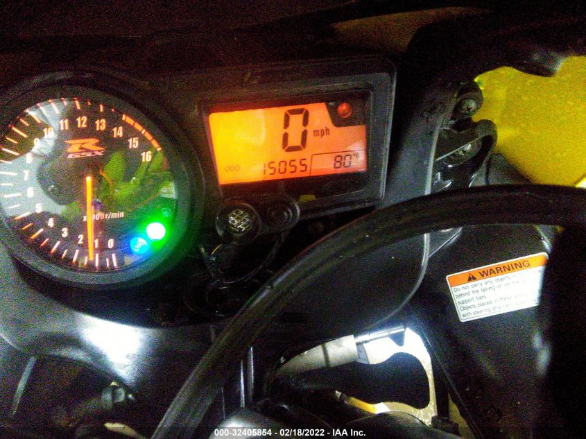 2005 SUZUKI GSX-R750 K JS1GR7JA452103514
