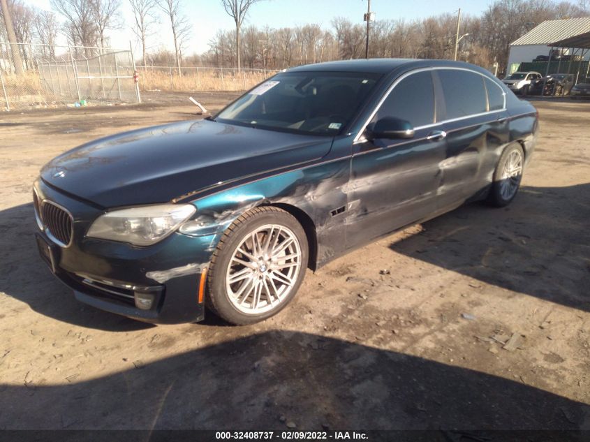 2013 BMW 7 SERIES 750LI XDRIVE WBAYF8C52DDE59374