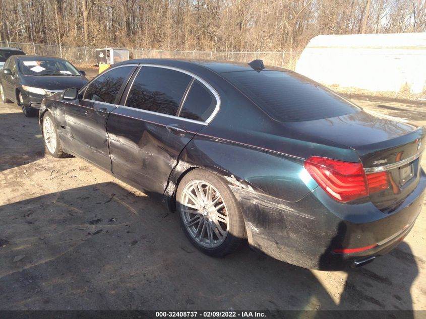2013 BMW 7 SERIES 750LI XDRIVE WBAYF8C52DDE59374