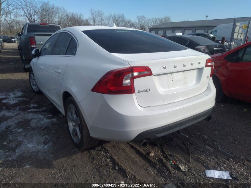 2013 VOLVO S60 T5 YV1612FS2D2186432