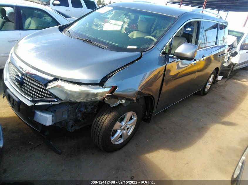 2014 NISSAN QUEST SV JN8AE2KP3E9108292