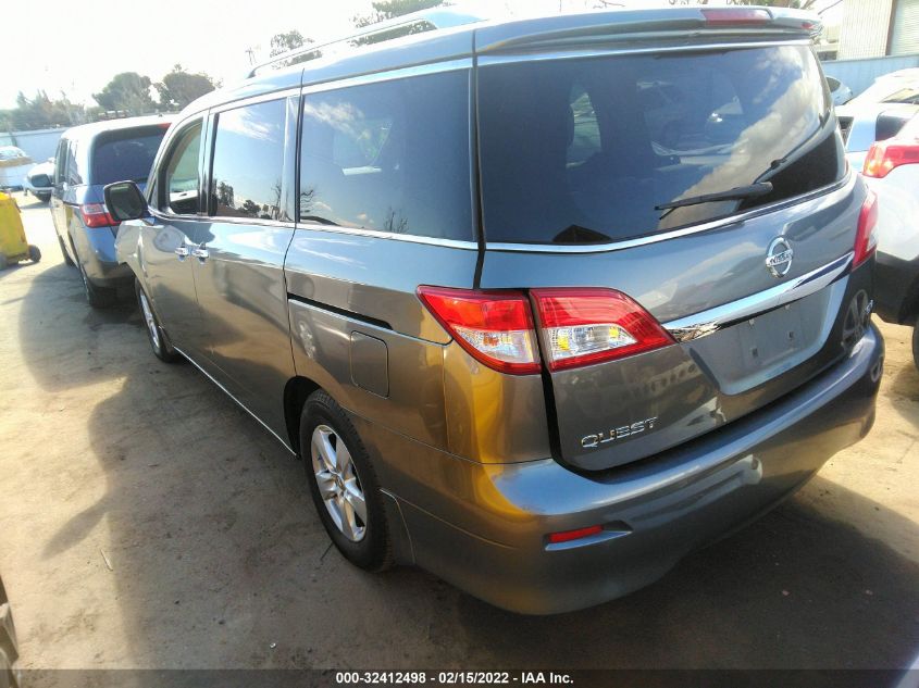 2014 NISSAN QUEST SV JN8AE2KP3E9108292