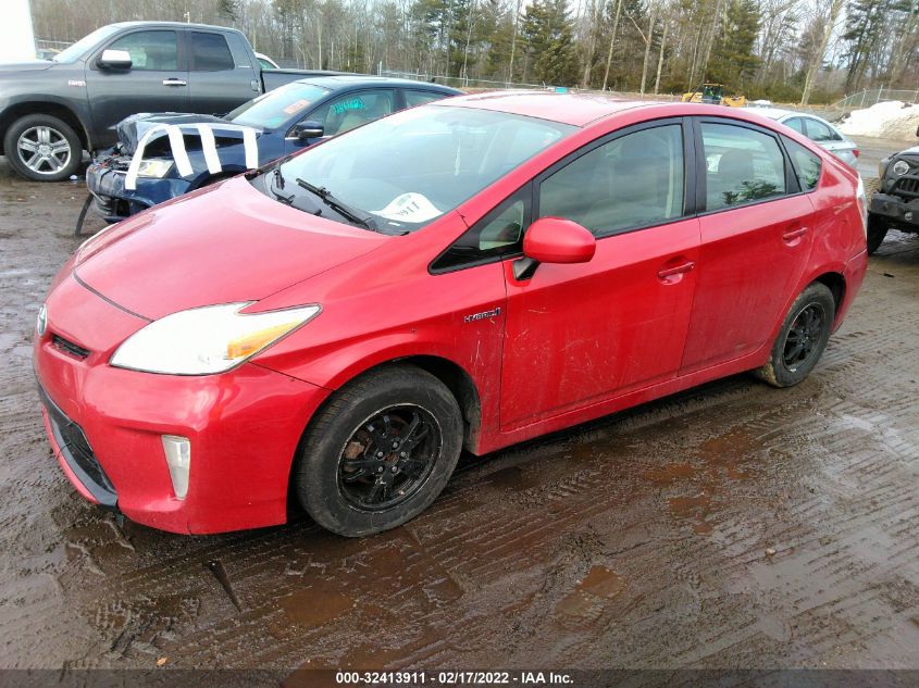 2014 TOYOTA PRIUS FOUR/FIVE/THREE/ONE/TWO JTDKN3DU0E1760620