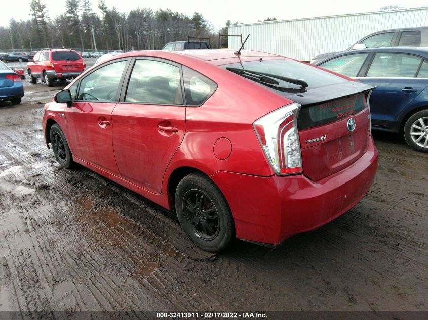 2014 TOYOTA PRIUS FOUR/FIVE/THREE/ONE/TWO JTDKN3DU0E1760620