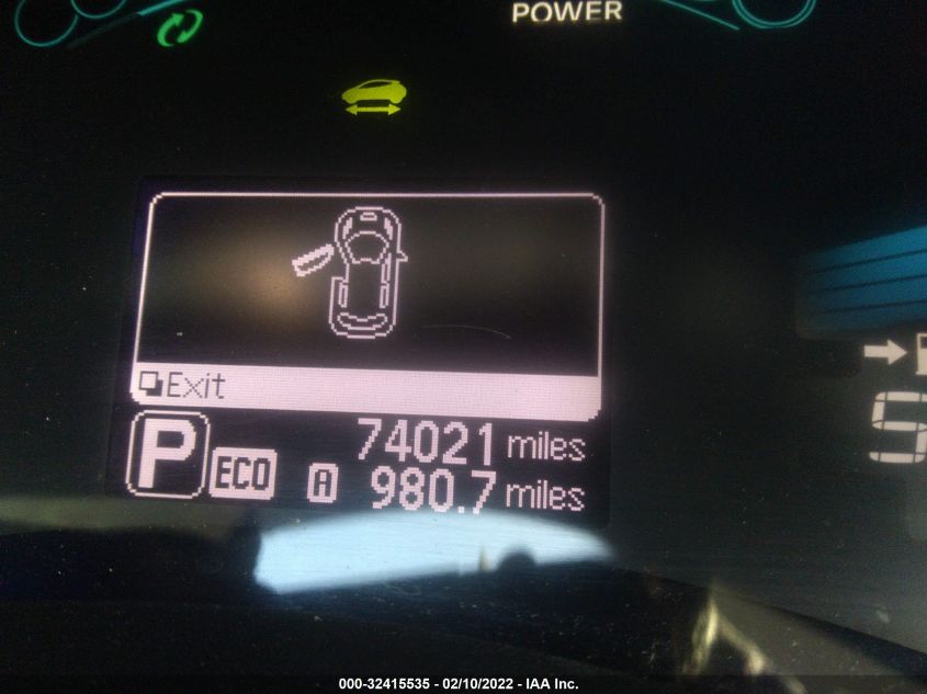 2014 NISSAN LEAF SV 1N4AZ0CP0EC335323