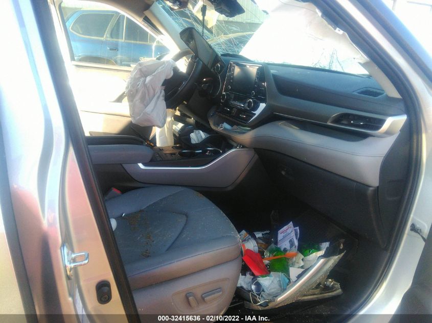 2021 TOYOTA HIGHLANDER HYBRID XLE 5TDHBRCH7MS516183