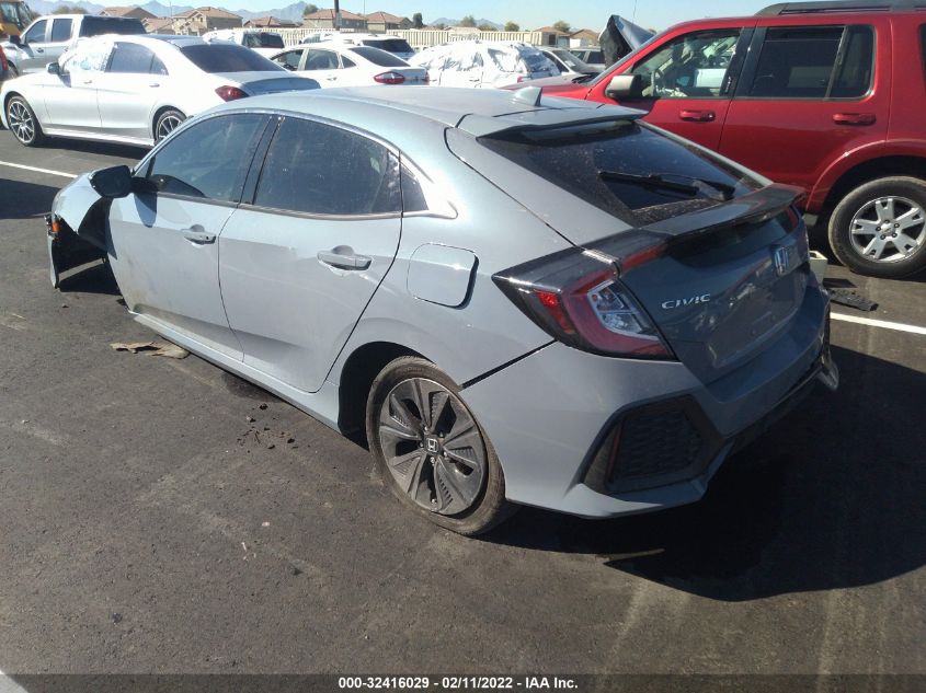 2019 HONDA CIVIC HATCHBACK EX SHHFK7H68KU203095