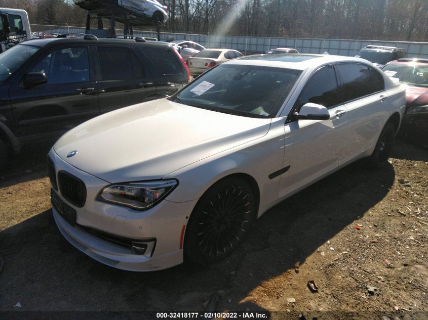 2013 BMW 7 SERIES 750LI XDRIVE WBAYF8C58DDS17301