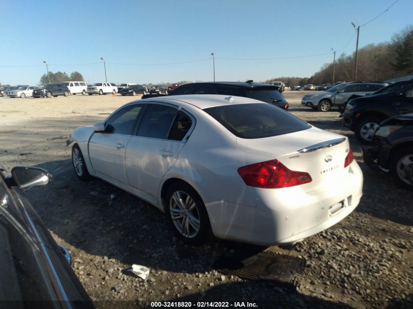 2013 INFINITI G37 SEDAN JOURNEY JN1CV6APXDM715723