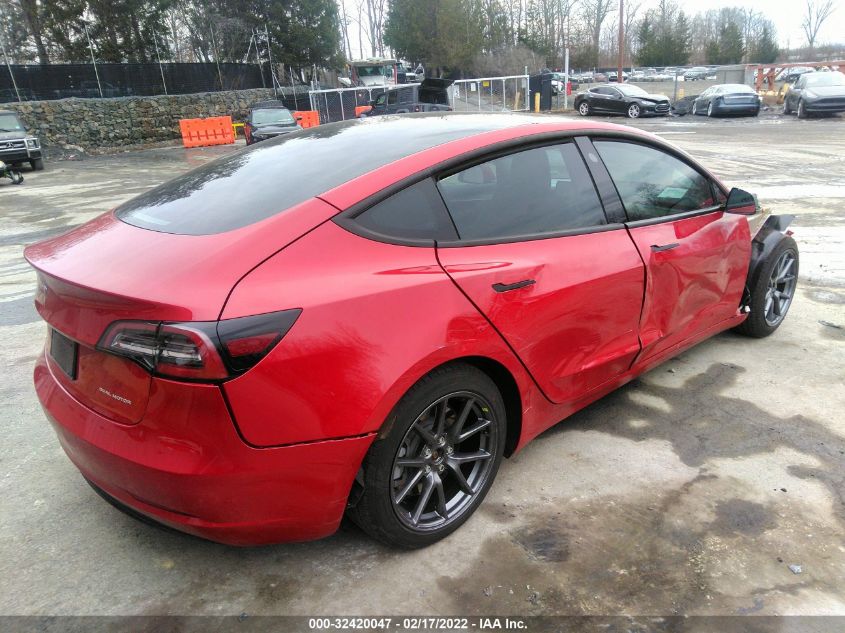 2021 TESLA MODEL 3 LONG RANGE 5YJ3E1EB5MF974451