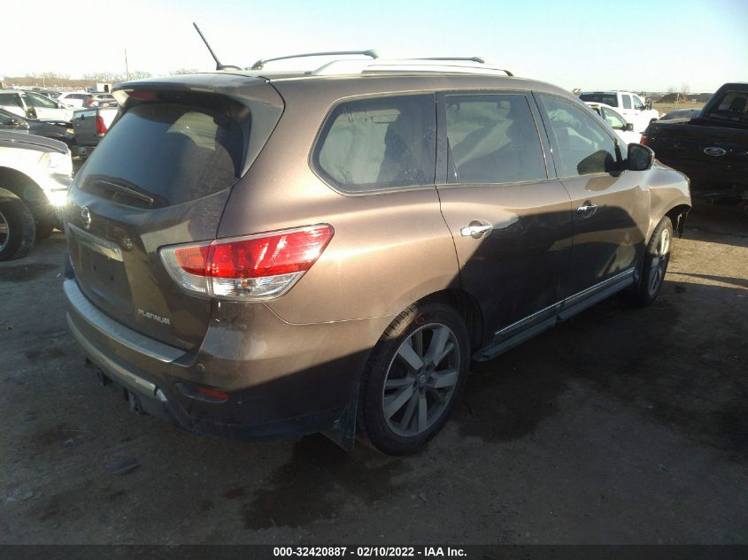 2015 NISSAN PATHFINDER PLATINUM 5N1AR2MN3FC665246