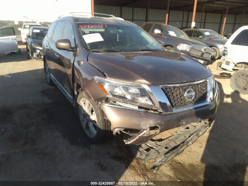 2015 NISSAN PATHFINDER PLATINUM 5N1AR2MN3FC665246