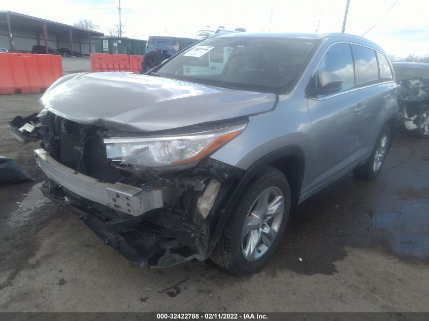 2015 TOYOTA HIGHLANDER LIMITED 5TDDKRFH5FS168736