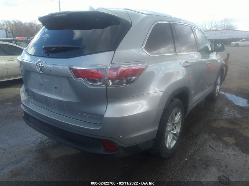 2015 TOYOTA HIGHLANDER LIMITED 5TDDKRFH5FS168736