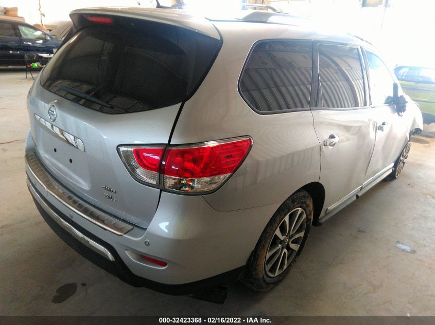 2014 NISSAN PATHFINDER SL 5N1AR2MM1EC689356