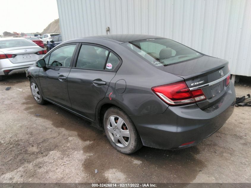 2013 HONDA CIVIC SDN LX 2HGFB2F57DH504342