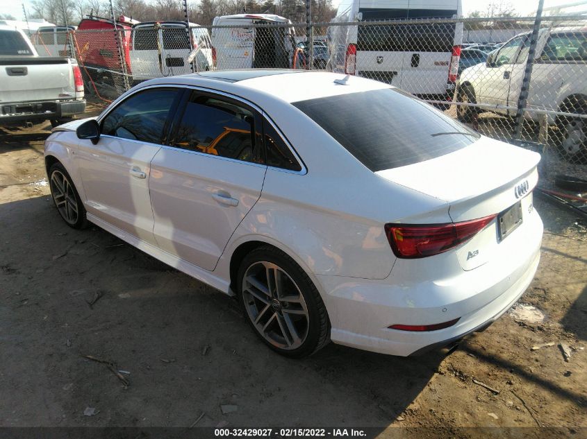 2018 AUDI A3 SEDAN PREMIUM PLUS WAUJ8GFF9J1010830