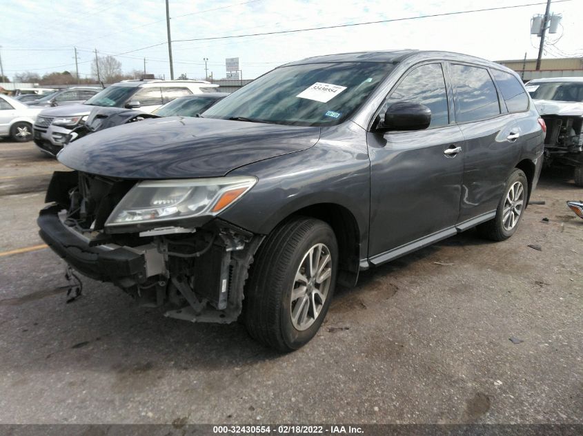 2013 NISSAN PATHFINDER S 5N1AR2MN7DC668440